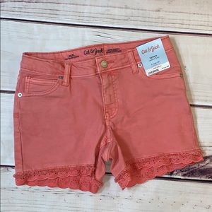 Cat and Jack peach shorts